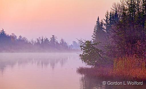Misty Rideau River At Dawn_18507-8.jpg - Photographed at Kilmarnock, Ontario, Canada.